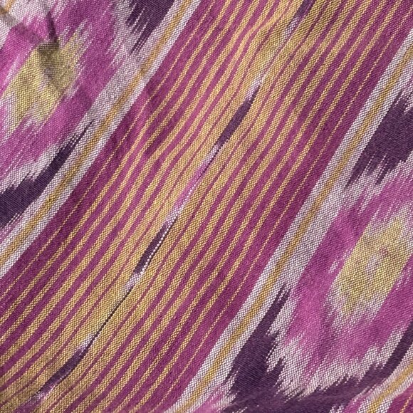 American Eagle Outfitters VTG 2011 Boho Oversized Crescent Ikat Fabric Hobo Bag - Picture 14 of 16